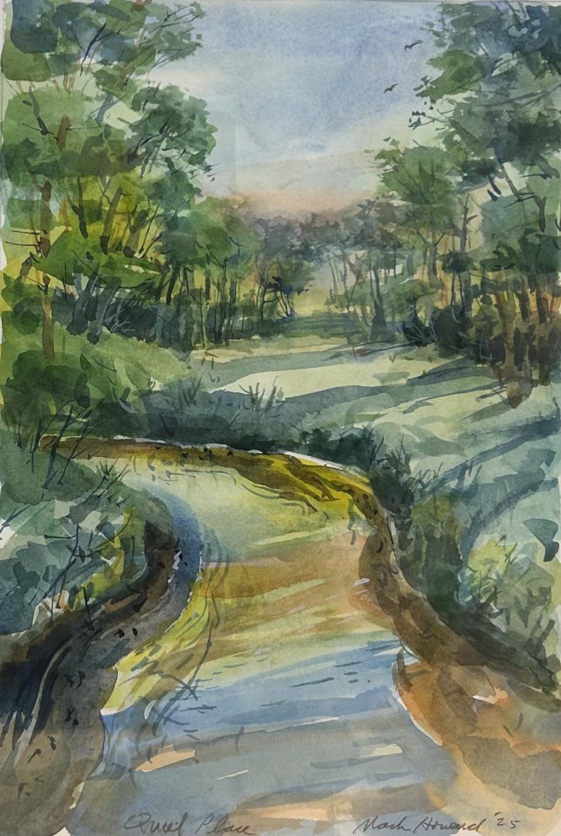 Mark Howard,
Quiet Place,
Watercolor