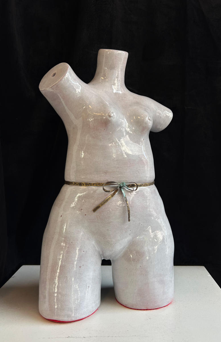 Enzo Torcoletti, 
Dominatrix,
Glazed Terracotta and Brass Belt