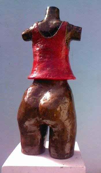 Enzo Torcoletti, 
Summer,
Glazed Ceramic
(Two Sections)