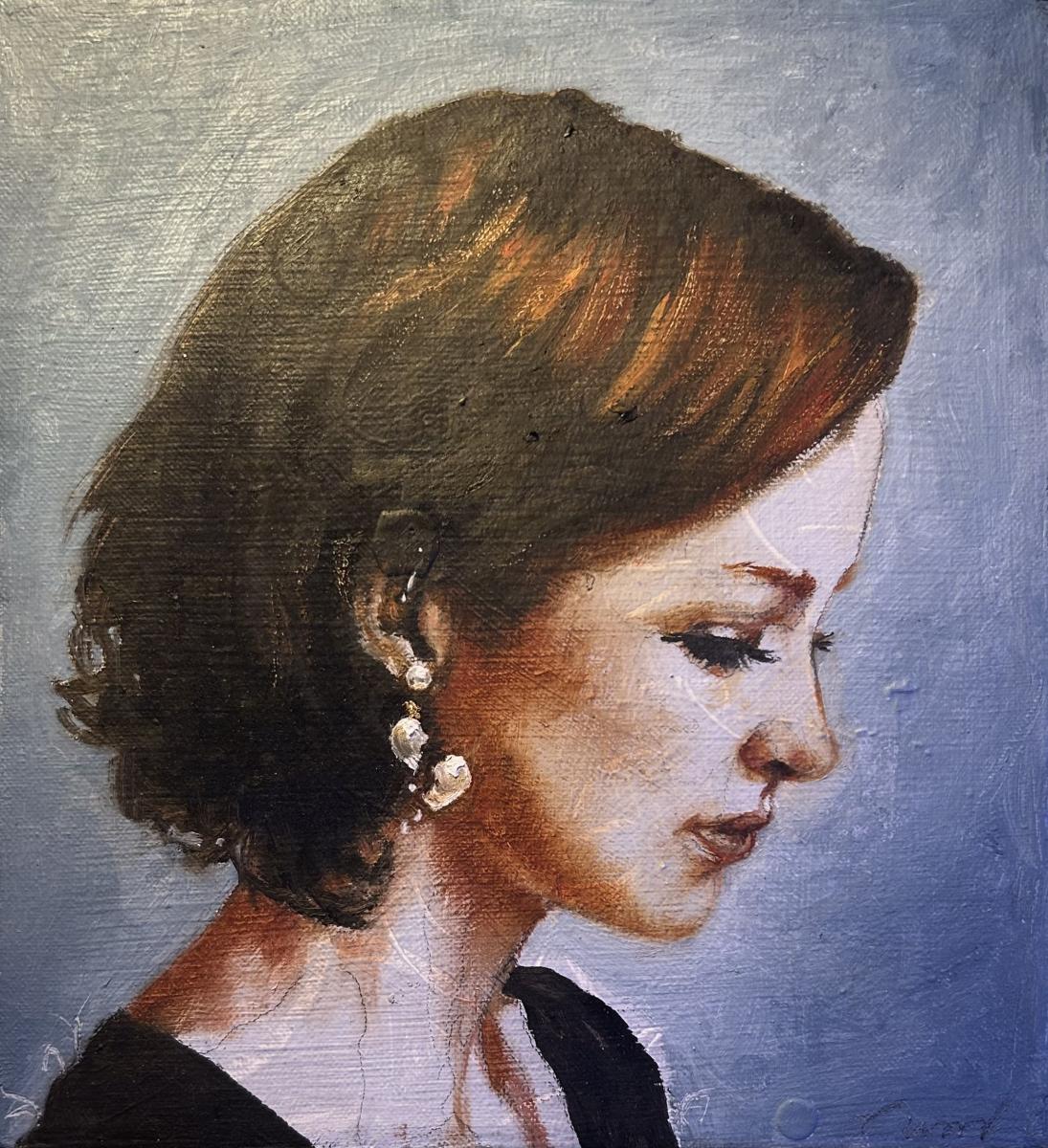 Tony Wood,
Girl with Pearl Earring,
Oil on Canvas