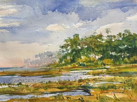 Mark Howard,
New Marsh,
Watercolor