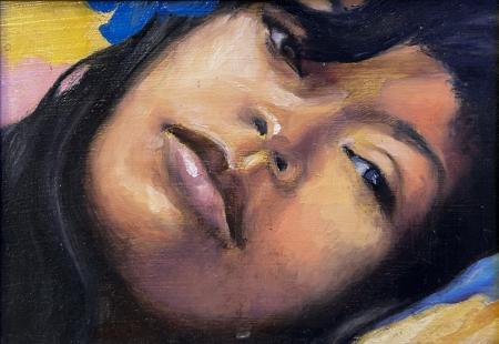 Tony Wood,
Dreaming of Gauguin,
Oil on Canvas